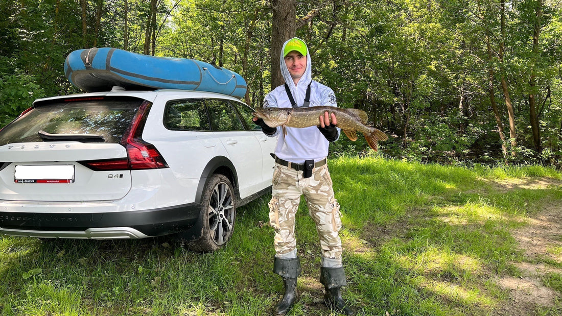 My first big pike for a very small bait 2.4"
