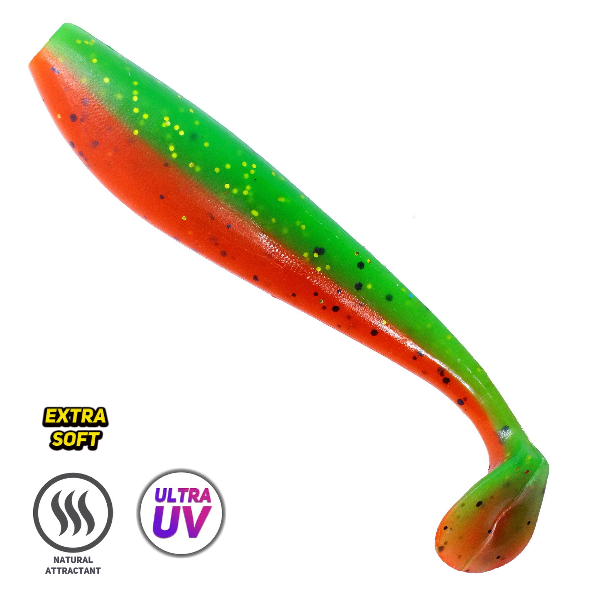 FISH MAGNET BARABASHKA Double Color Soft Scented Fishing Lure