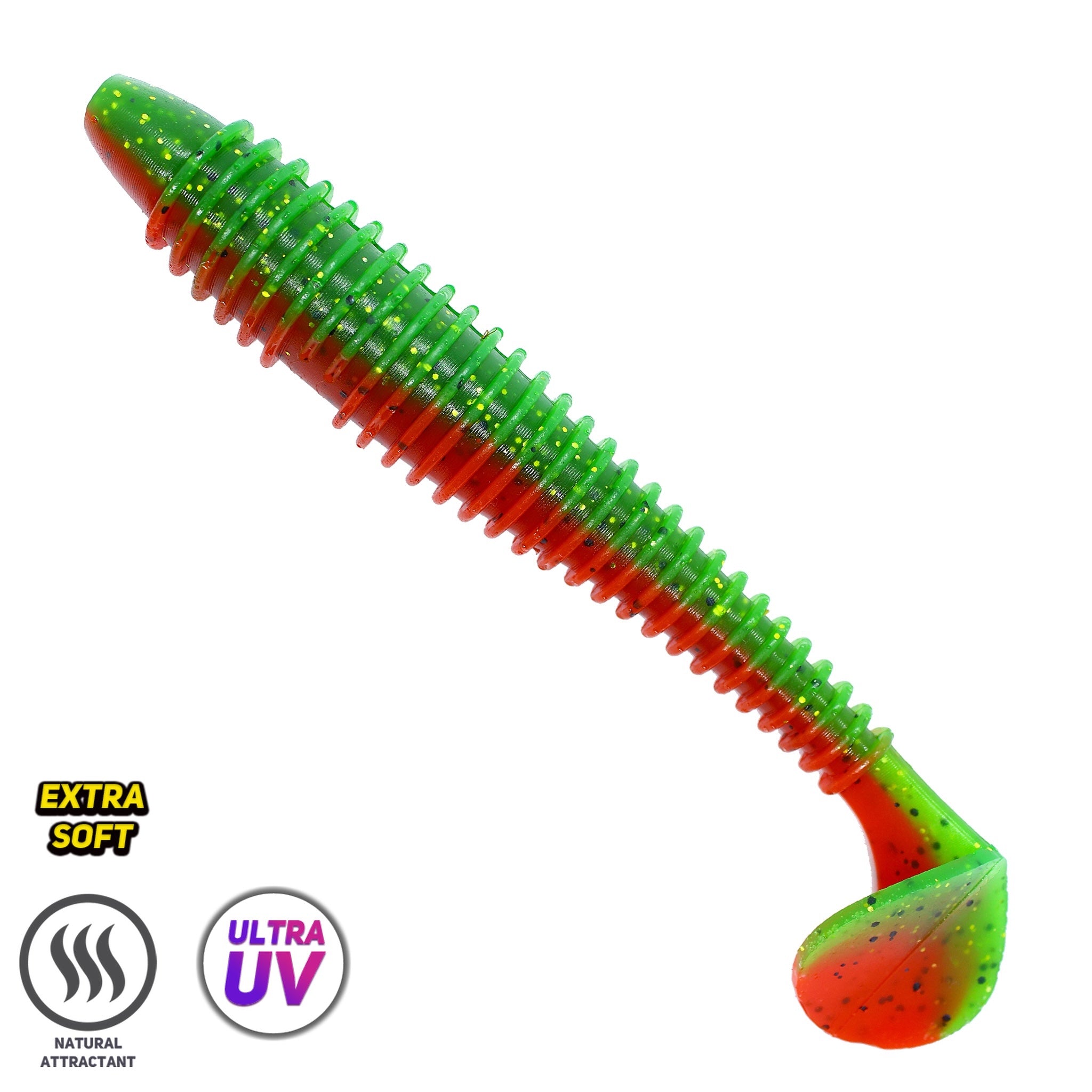 FISH MAGNET CHOPPY FAT Double Color Soft Scented Fishing Lure