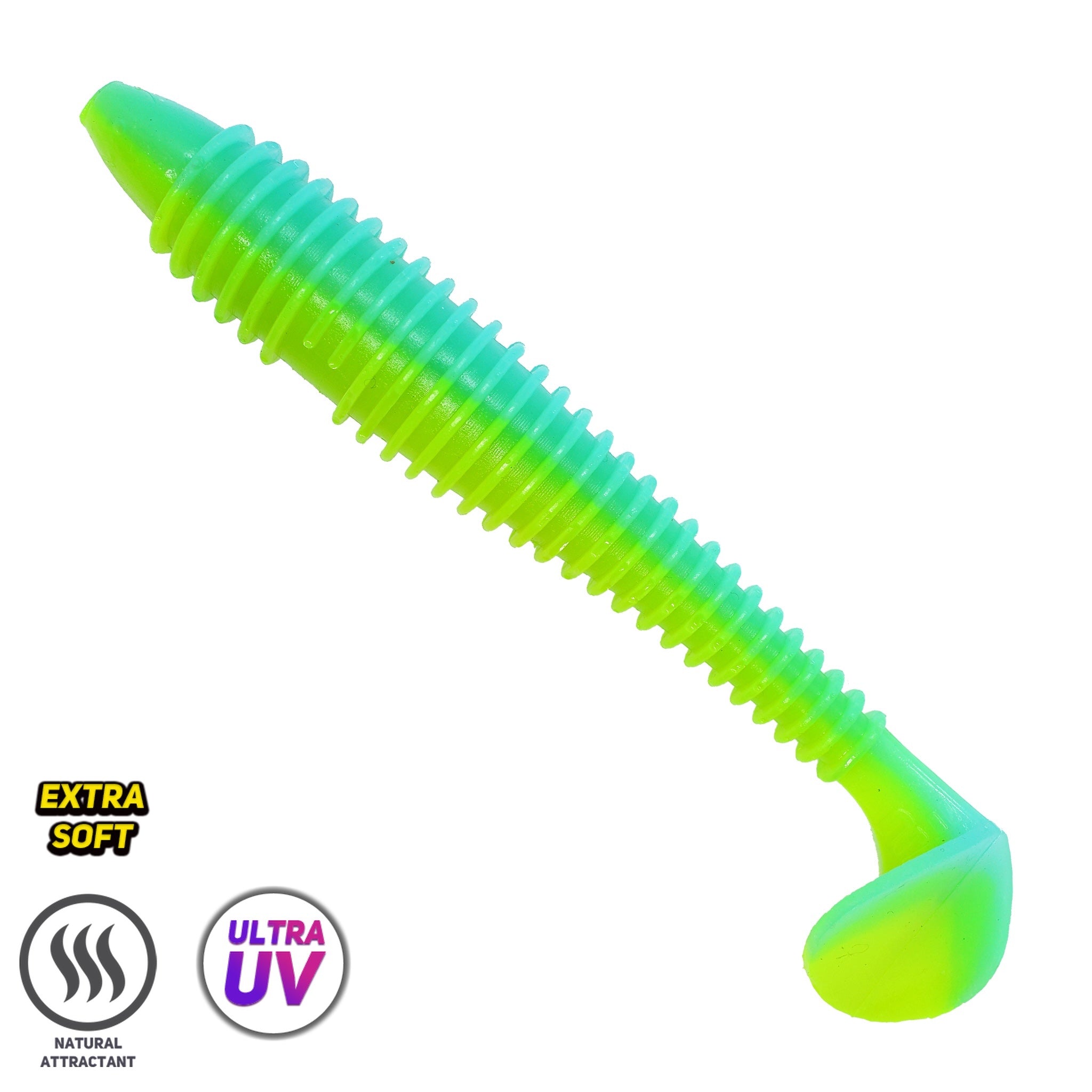 FISH MAGNET CHOPPY FAT Double Color Soft Scented Fishing Lure