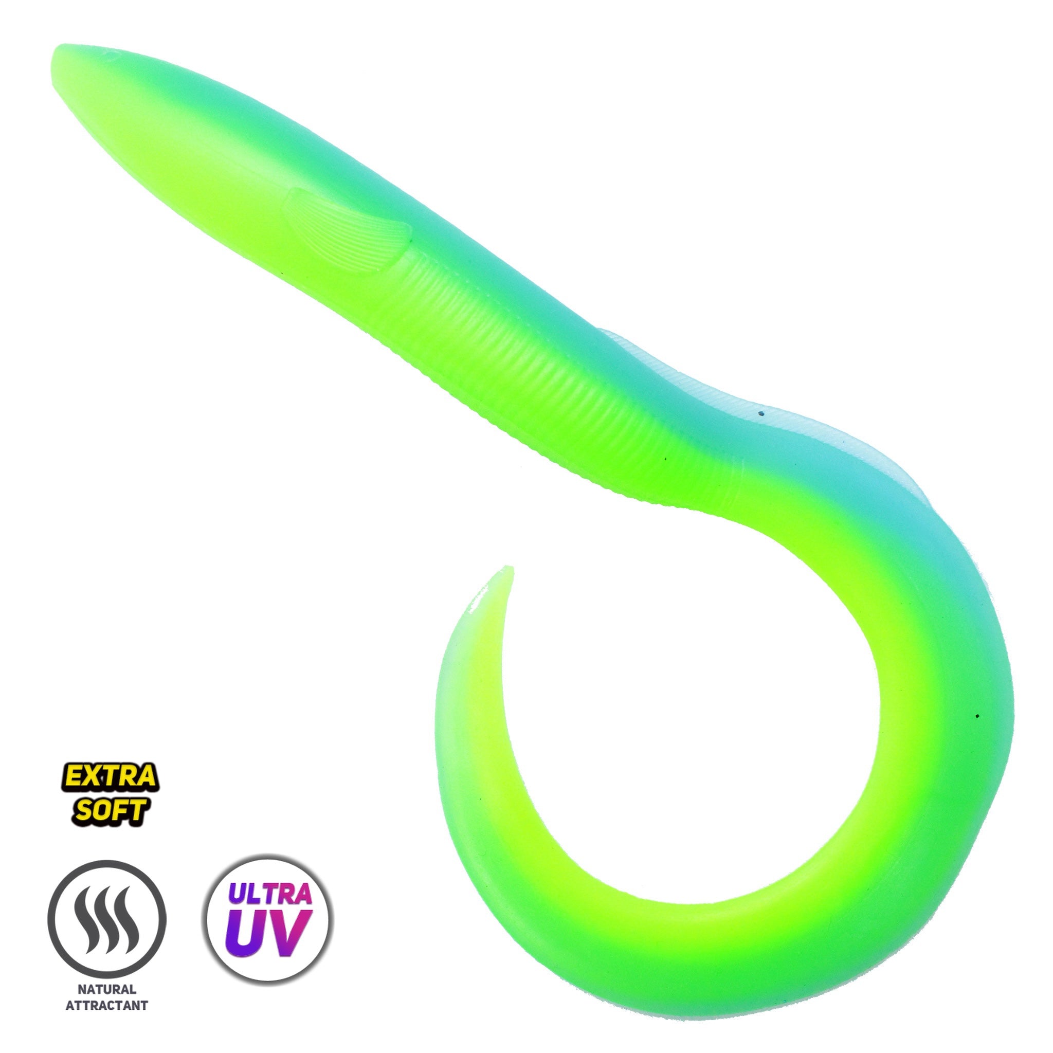 FISH MAGNET UGOR Double Color Soft Scented Fishing Lure