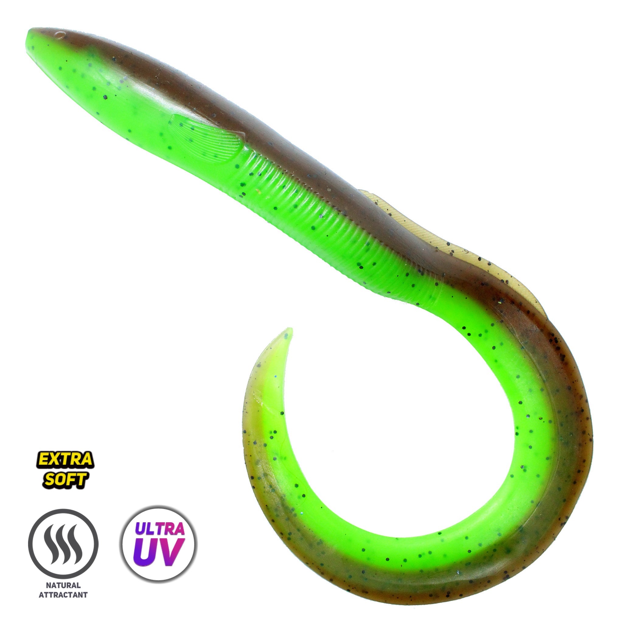 FISH MAGNET UGOR Double Color Soft Scented Fishing Lure