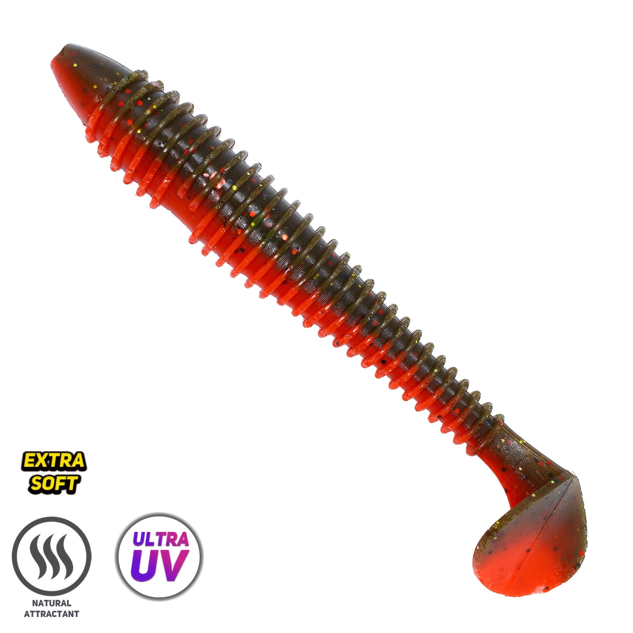 FISH MAGNET CHOPPY FAT Double Color Soft Scented Fishing Lure