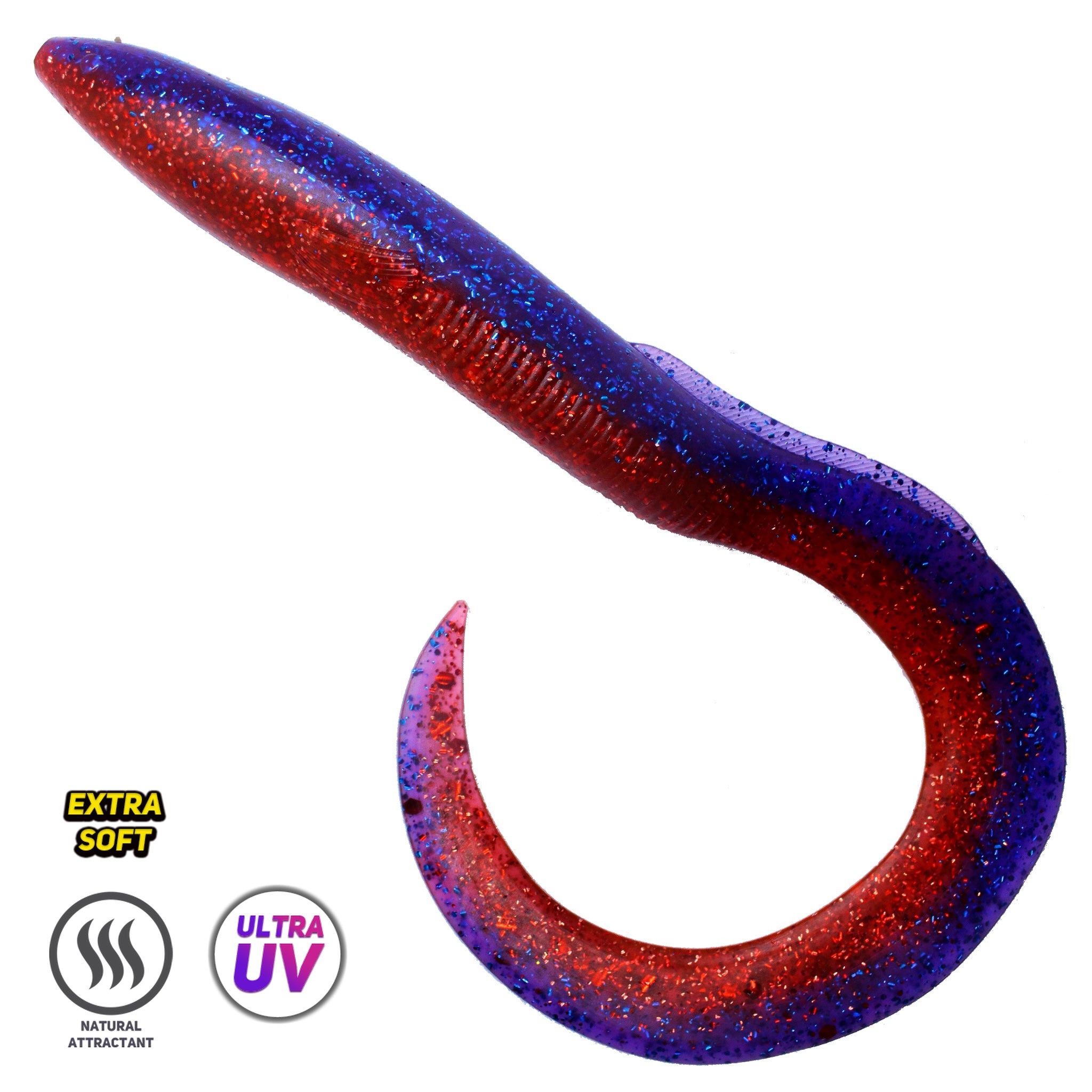 FISH MAGNET UGOR Double Color Soft Scented Fishing Lure