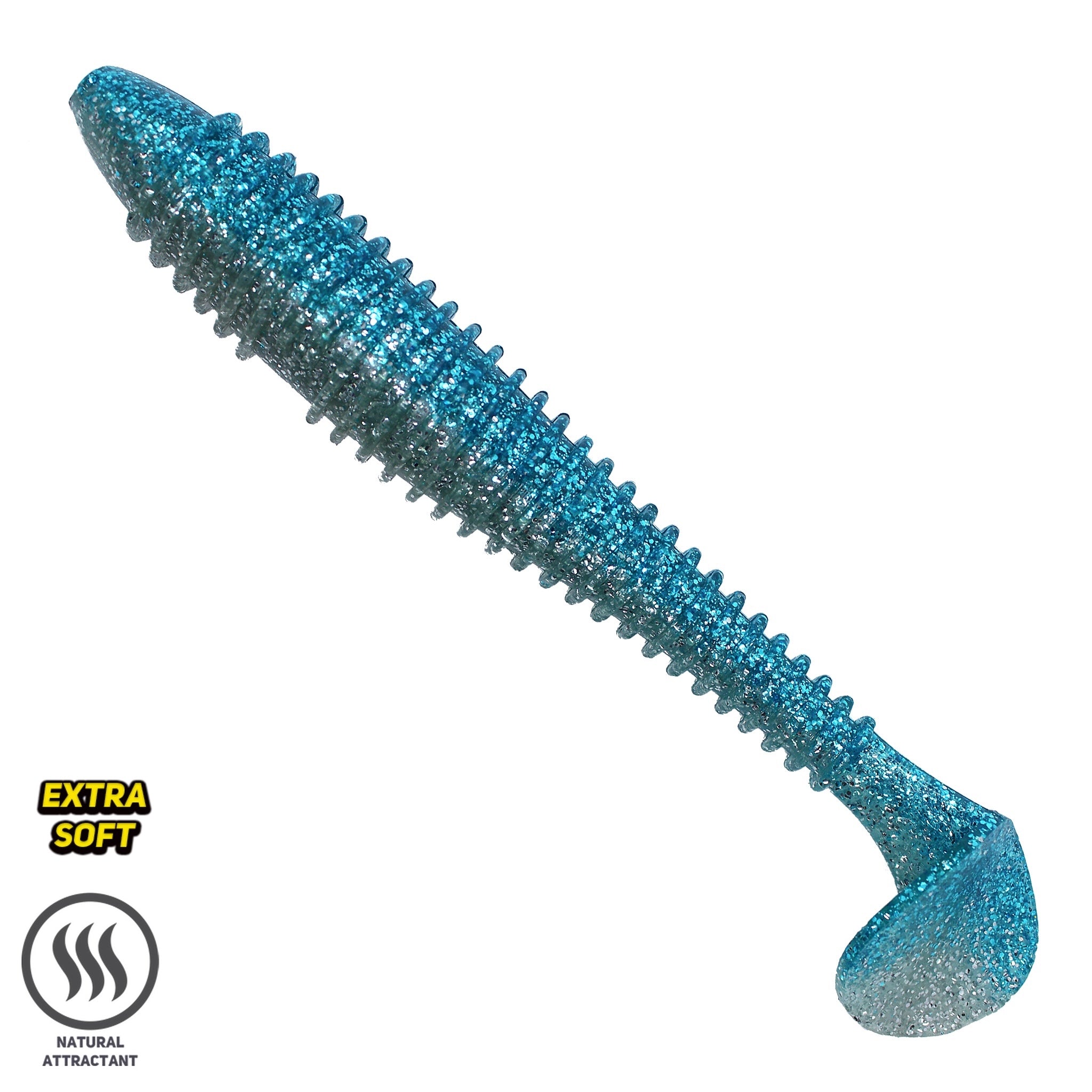 FISH MAGNET CHOPPY FAT Double Color Soft Scented Fishing Lure