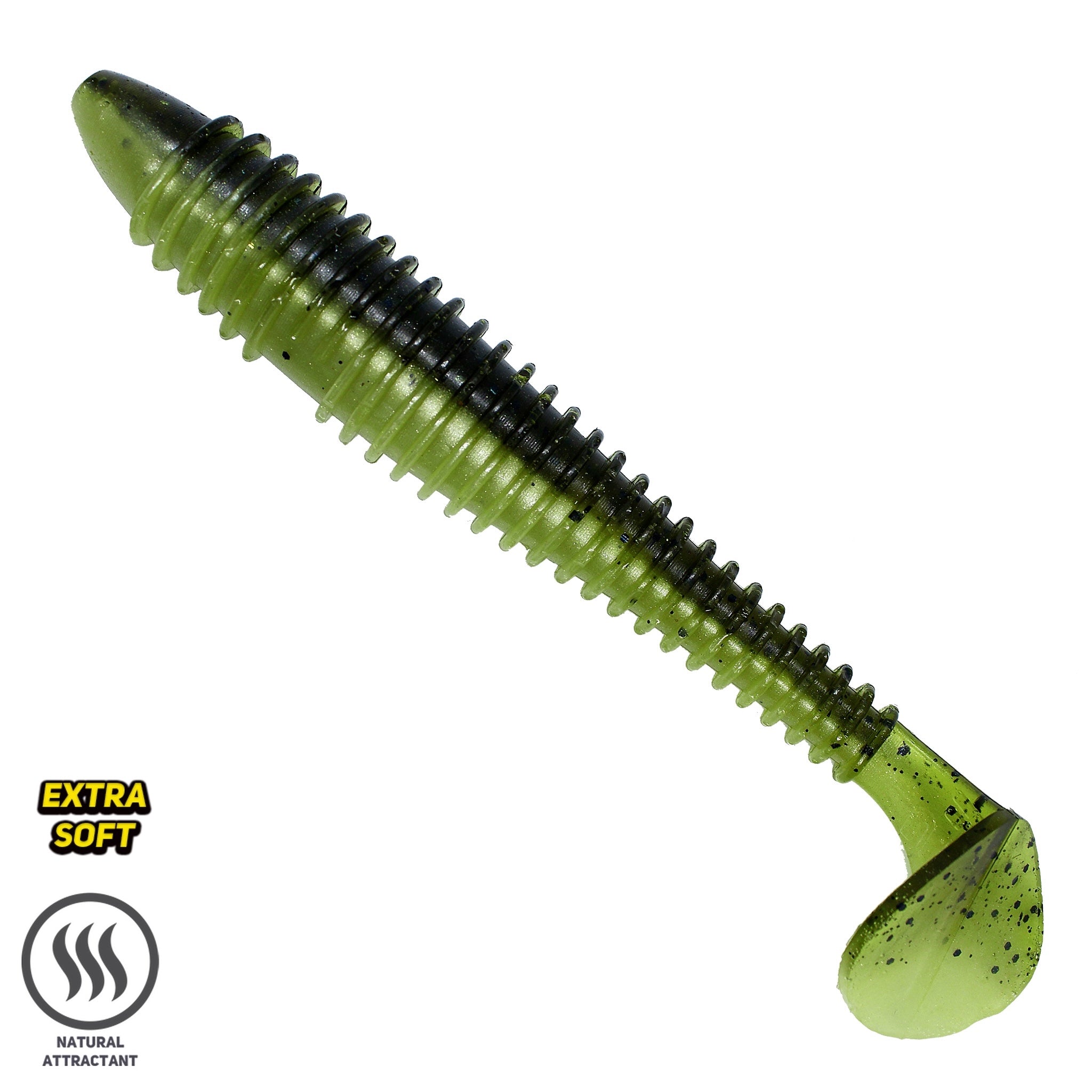 FISH MAGNET CHOPPY FAT Double Color Soft Scented Fishing Lure