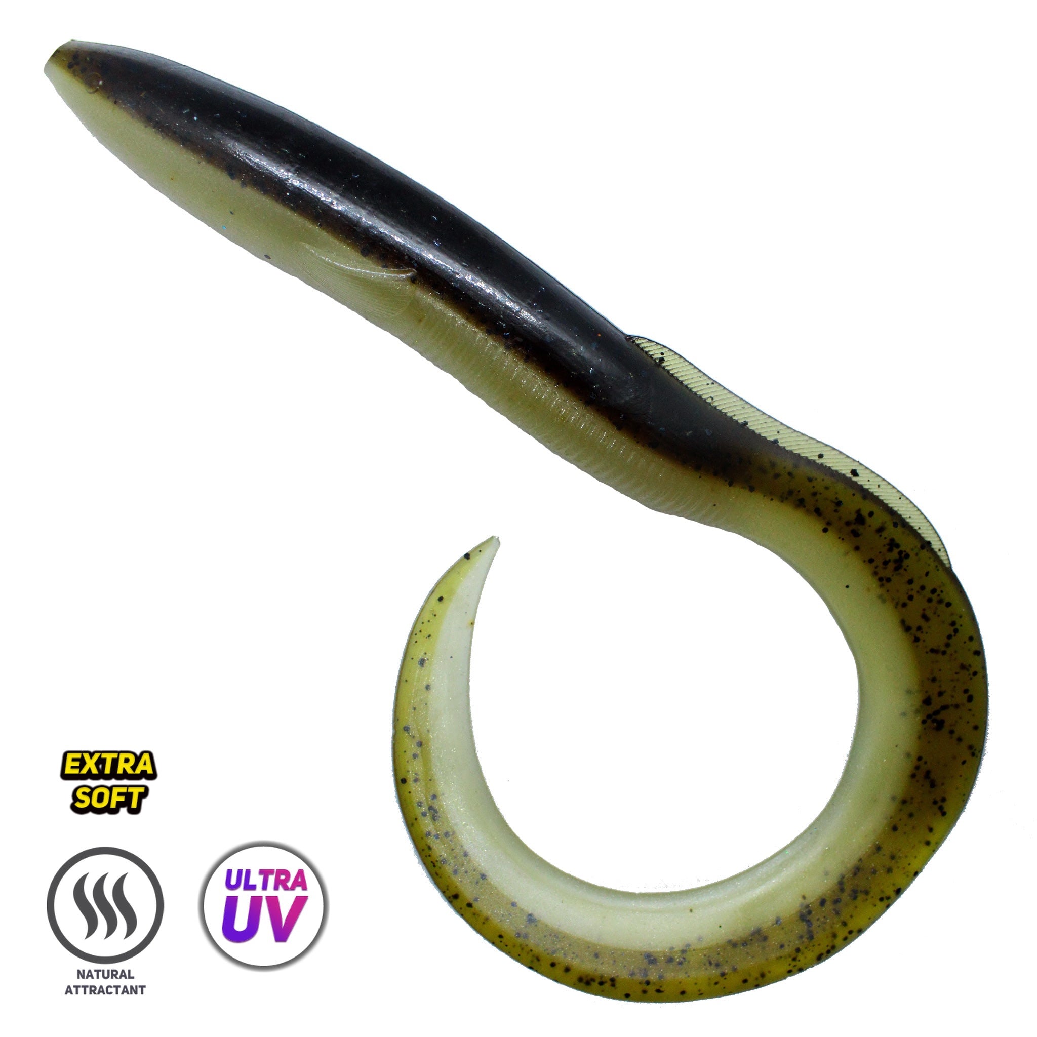 FISH MAGNET UGOR Double Color Soft Scented Fishing Lure