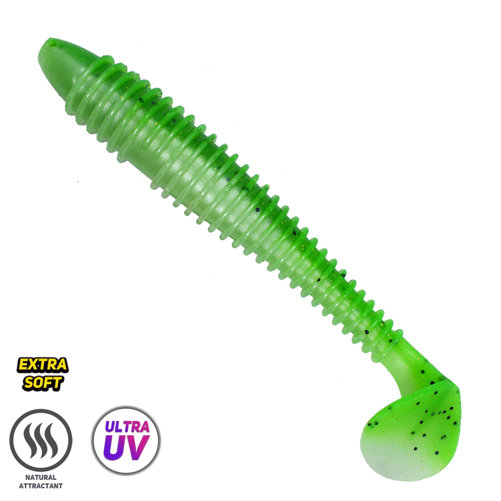 FISH MAGNET CHOPPY FAT Double Color Soft Scented Fishing Lure