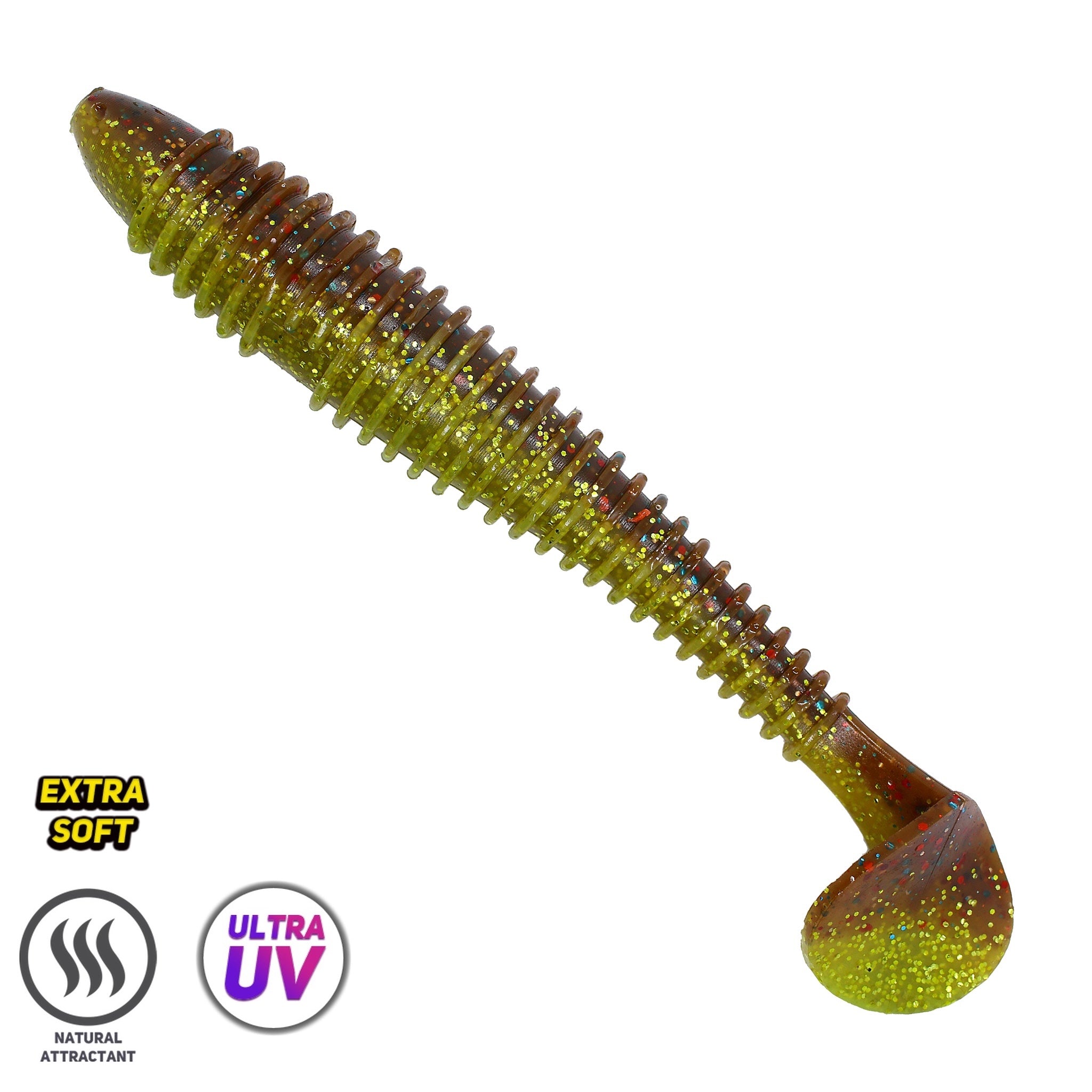 FISH MAGNET CHOPPY FAT Double Color Soft Scented Fishing Lure