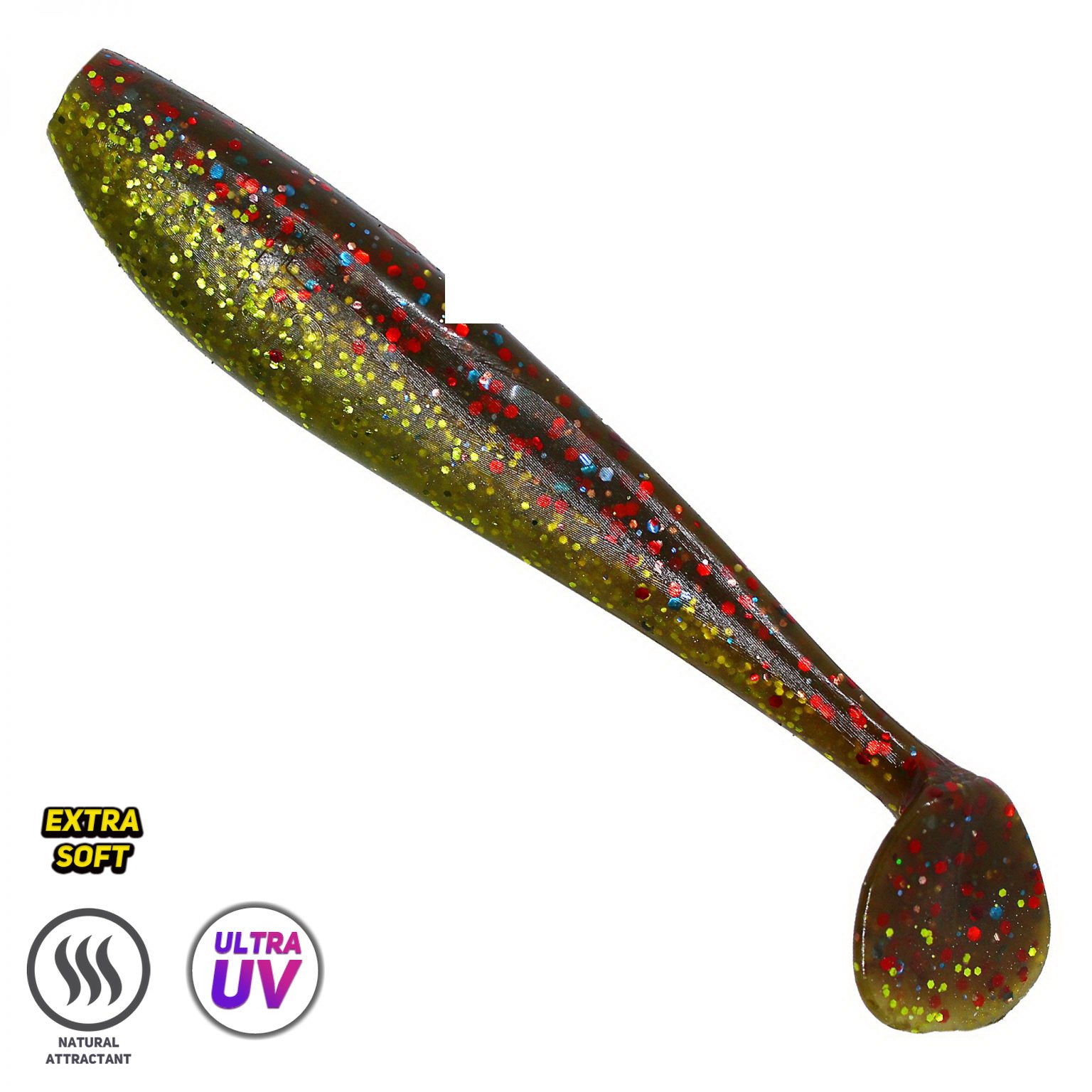 FISH MAGNET BARABASHKA Double Color Soft Scented Fishing Lure