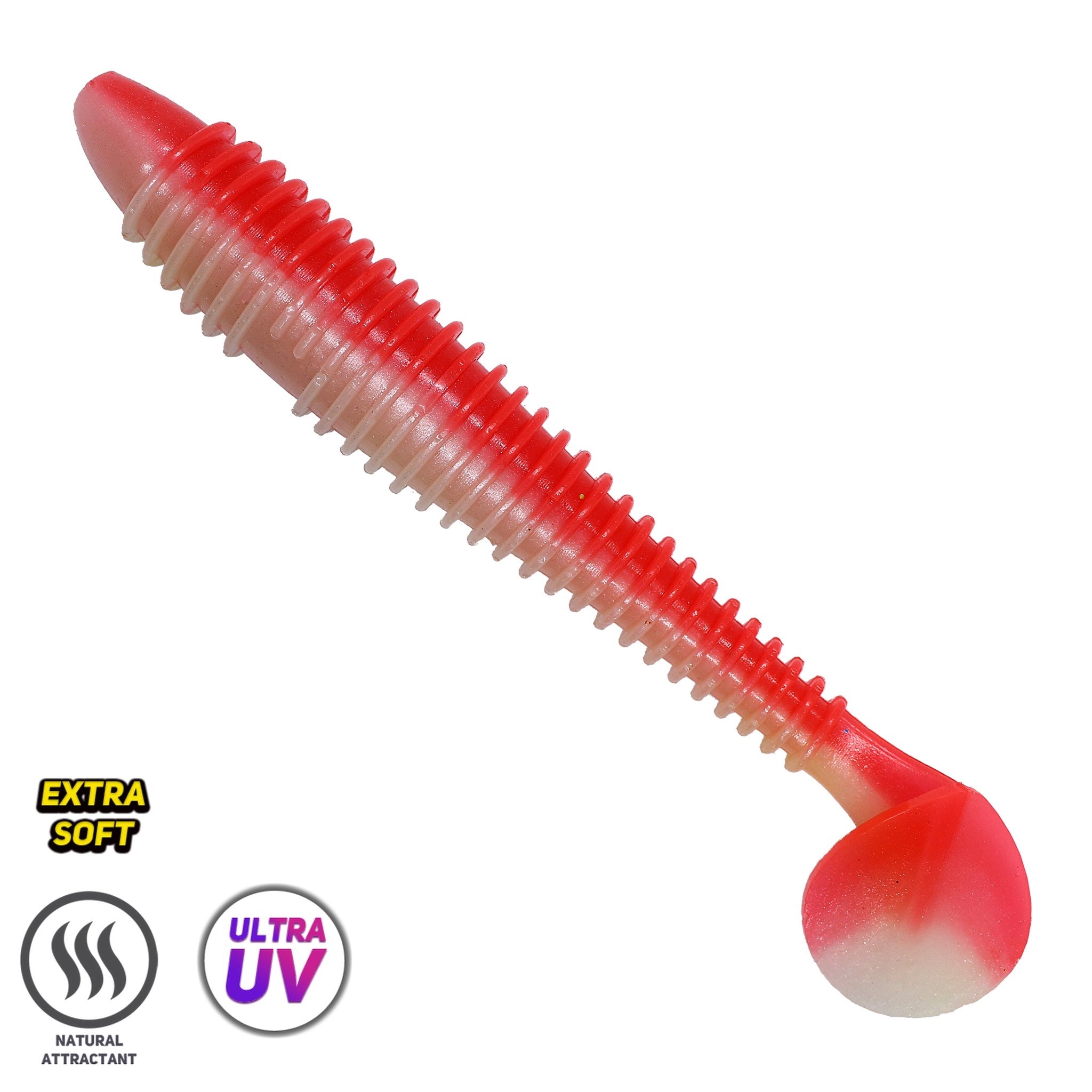 FISH MAGNET CHOPPY FAT Double Color Soft Scented Fishing Lure