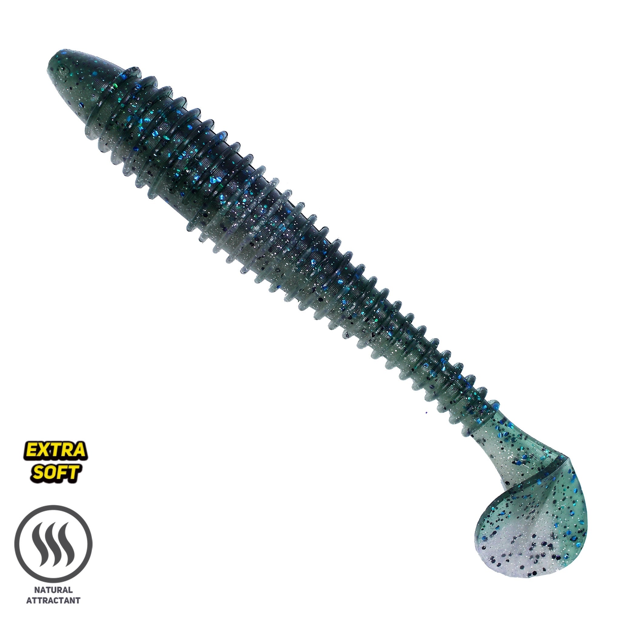 FISH MAGNET CHOPPY FAT Double Color Soft Scented Fishing Lure