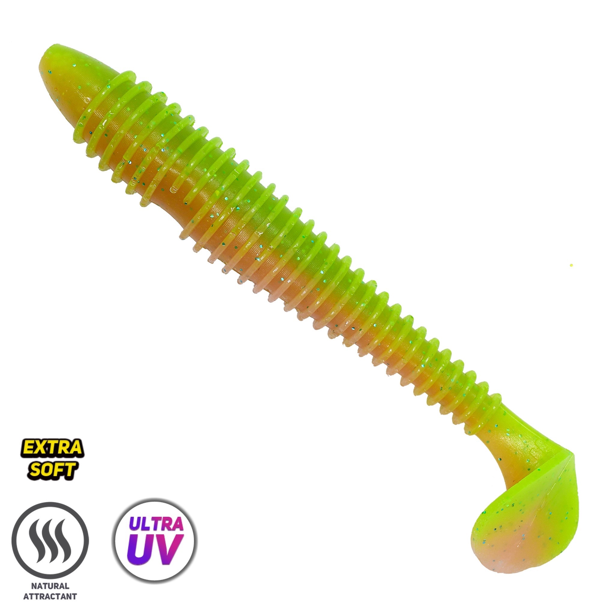 FISH MAGNET CHOPPY FAT Double Color Soft Scented Fishing Lure