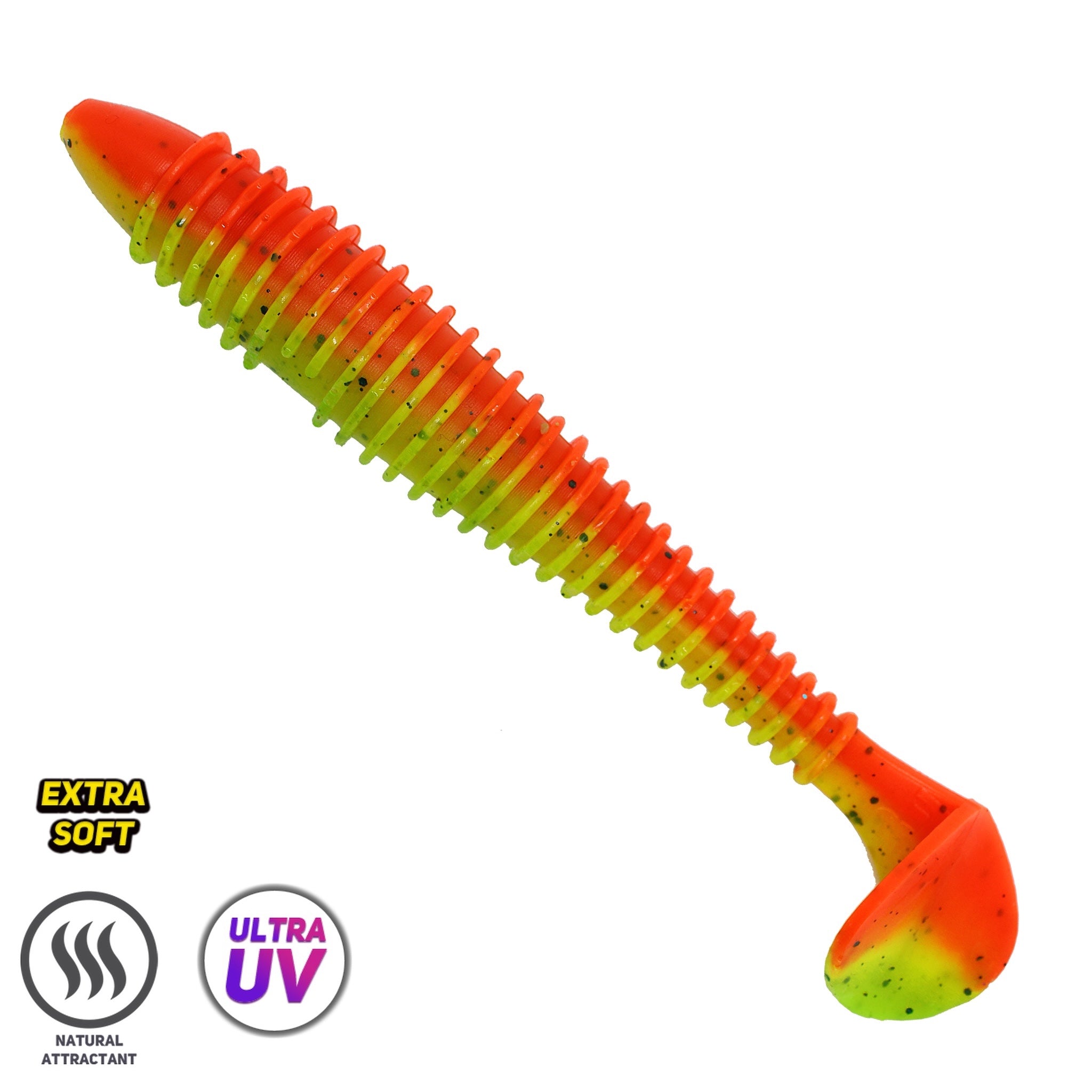 FISH MAGNET CHOPPY FAT Double Color Soft Scented Fishing Lure