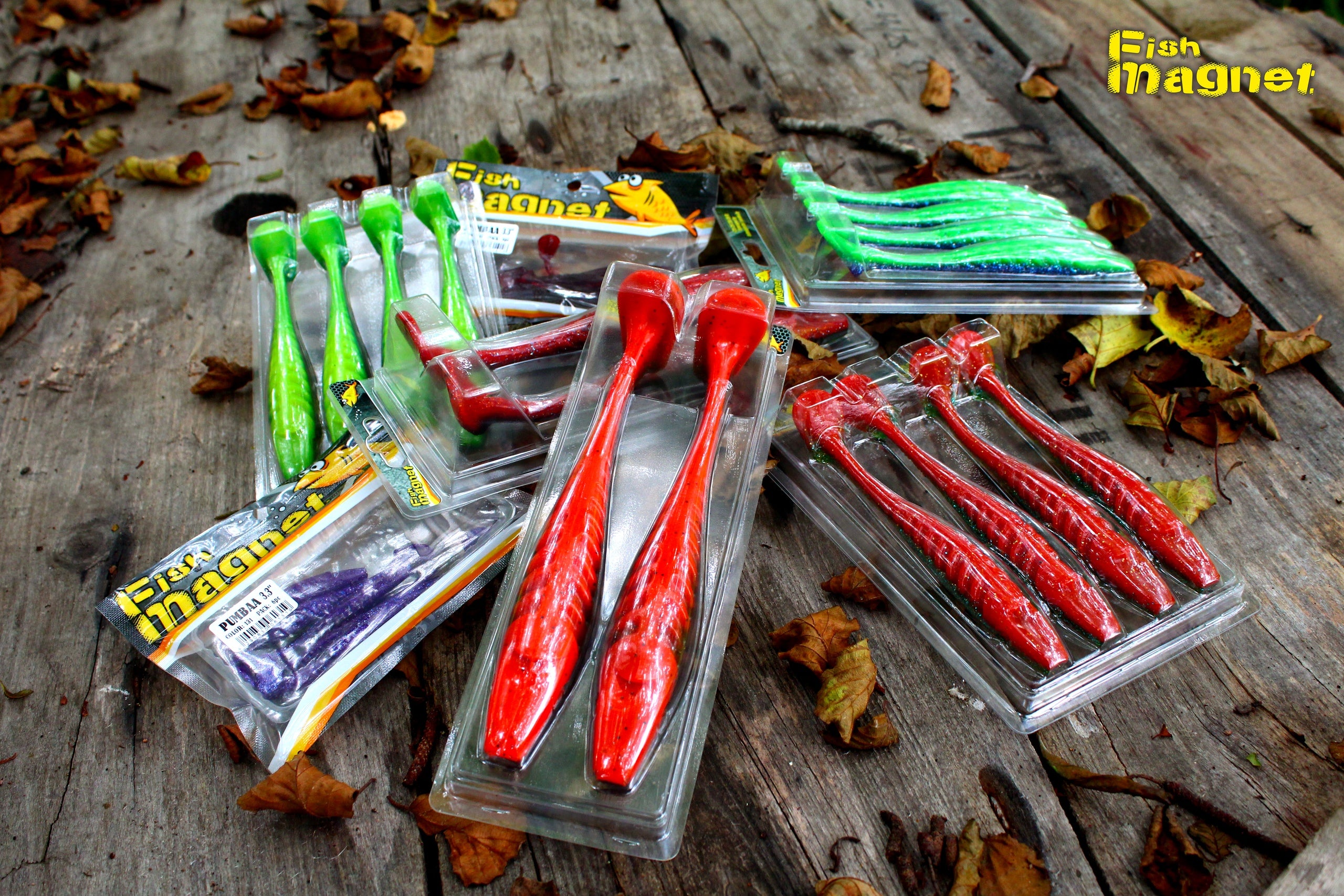 FISH MAGNET PUMBAA Double Color Soft Scented Fishing Lure